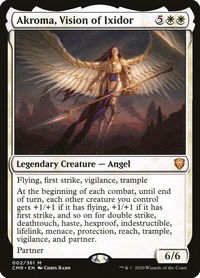 Akroma, Vision of Ixidor - Commander Legends (CMR) #2 - Mythic Magic: The Gathering Trading Card