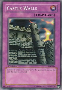 Castle Walls - Starter Deck: Kaiba (SDK) #SDK-049 - Common / Short Print YuGiOh Trading Card