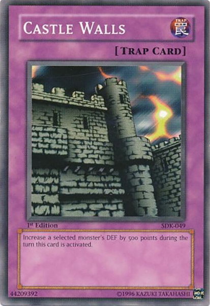 Castle Walls trading card from Starter Deck: Kaiba Castle Walls - Starter Deck: Kaiba YuGiOh trading card