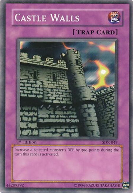 Castle Walls - Starter Deck: Kaiba YuGiOh trading card