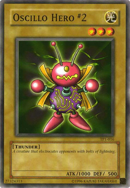 Oscillo Hero #2 trading card from Tournament Pack 1 Oscillo Hero #2 - Tournament Pack 1 YuGiOh trading card