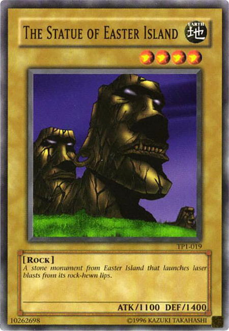The Statue of Easter Island trading card from Tournament Pack 1 The Statue of Easter Island - Tournament Pack 1 YuGiOh trading card