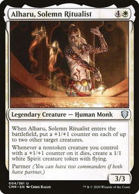 Alharu, Solemn Ritualist - Commander Legends (CMR) #4 - Uncommon Magic: The Gathering Trading Card