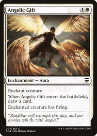 Angelic Gift - Commander Legends (CMR) #7 - Common Magic: The Gathering Trading Card