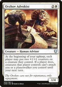 Orzhov Advokist - Commander Legends (CMR) #35 - Uncommon Magic: The Gathering Trading Card
