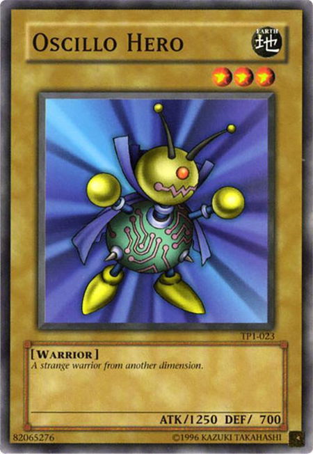 Oscillo Hero trading card from Tournament Pack 1 Oscillo Hero - Tournament Pack 1 YuGiOh trading card