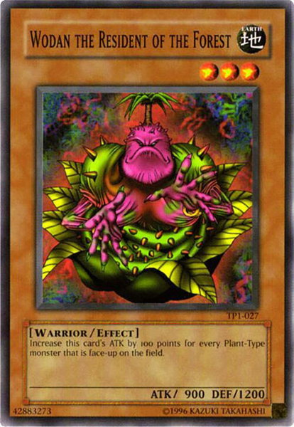 Wodan the Resident of the Forest trading card from Tournament Pack 1 Wodan the Resident of the Forest - Tournament Pack 1 YuGiOh trading card