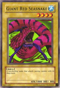 Giant Red Seasnake - Tournament Pack 2 (TP2) #TP2-003 - Super Rare YuGiOh Trading Card