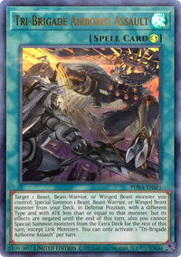 Tri-Brigade Airborne Assault (UR) (PHRA-ENSP1) - Phantom Rage (PHRA) #PHRA-ENSP1 - Ultra Rare YuGiOh Trading Card