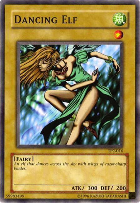 Dancing Elf trading card from Tournament Pack 2 Dancing Elf - Tournament Pack 2 YuGiOh trading card