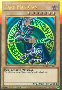 Dark Magician trading card from Maximum Gold Dark Magician - Maximum Gold YuGiOh trading card