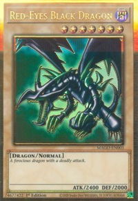 Red-Eyes Black Dragon - Maximum Gold (MAGO) #MAGO-EN003 - Premium Gold Rare YuGiOh Trading Card