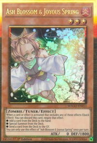 Ash Blossom & Joyous Spring - Maximum Gold (MAGO) #MAGO-EN011 - Premium Gold Rare YuGiOh Trading Card
