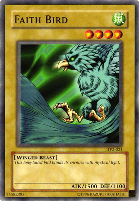 Faith Bird trading card from Tournament Pack 2 Faith Bird - Tournament Pack 2 YuGiOh trading card