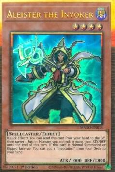 Aleister the Invoker (Alternate Art) trading card from Maximum Gold Aleister the Invoker (Alternate Art) - Maximum Gold YuGiOh trading card