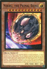 Nibiru, the Primal Being - Maximum Gold (MAGO) #MAGO-EN019 - Premium Gold Rare YuGiOh Trading Card