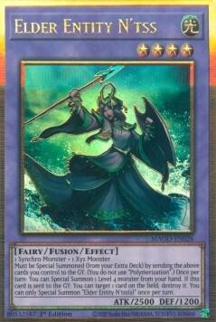 Elder Entity N'tss trading card from Maximum Gold Elder Entity N'tss - Maximum Gold YuGiOh trading card