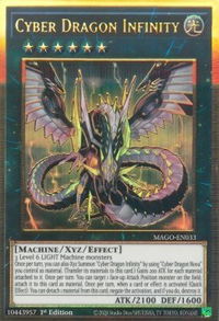 Cyber Dragon Infinity - Maximum Gold (MAGO) #MAGO-EN033 - Premium Gold Rare YuGiOh Trading Card