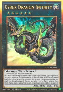Cyber Dragon Infinity (Alternate Art) - Maximum Gold (MAGO) #MAGO-EN033 - Premium Gold Rare YuGiOh Trading Card