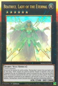 Beatrice, Lady of the Eternal - Maximum Gold (MAGO) #MAGO-EN035 - Premium Gold Rare YuGiOh Trading Card