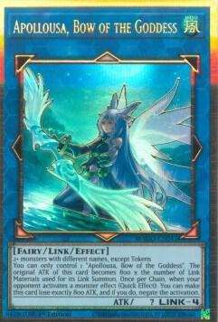 Apollousa, Bow of the Goddess (Alternate Art) - Maximum Gold YuGiOh trading card