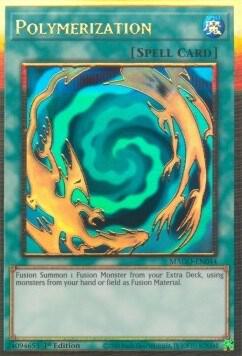 Polymerization - Maximum Gold YuGiOh trading card
