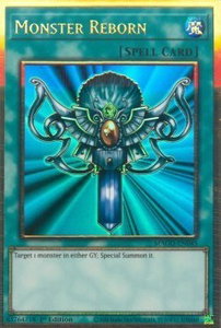 Monster Reborn - Maximum Gold (MAGO) #MAGO-EN045 - Premium Gold Rare YuGiOh Trading Card