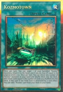 Kozmotown - Maximum Gold YuGiOh trading card
