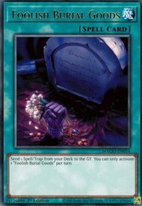 Foolish Burial Goods - Maximum Gold (MAGO) #MAGO-EN054 - Rare YuGiOh Trading Card