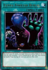 Extra-Foolish Burial - Maximum Gold (MAGO) #MAGO-EN055 - Rare YuGiOh Trading Card