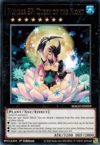 Number 87: Queen of the Night - Maximum Gold (MAGO) #MAGO-EN059 - Rare YuGiOh Trading Card