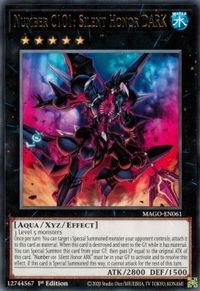Number C101: Silent Honor DARK - Maximum Gold (MAGO) #MAGO-EN061 - Rare YuGiOh Trading Card