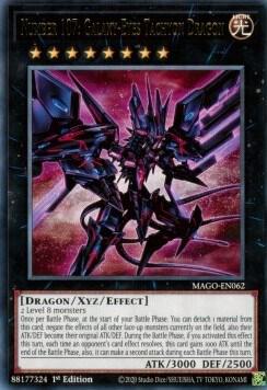 Number 107: Galaxy-Eyes Tachyon Dragon trading card from Maximum Gold Number 107: Galaxy-Eyes Tachyon Dragon - Maximum Gold YuGiOh trading card