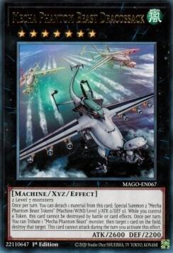Mecha Phantom Beast Dracossack trading card from Maximum Gold Mecha Phantom Beast Dracossack - Maximum Gold YuGiOh trading card