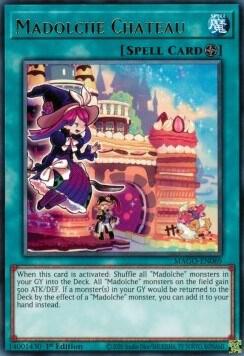 Madolche Chateau - Maximum Gold YuGiOh trading card