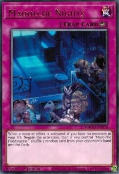 Madolche Nights - Maximum Gold YuGiOh trading card