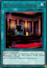Necrovalley Throne - Maximum Gold (MAGO) #MAGO-EN088 - Rare YuGiOh Trading Card