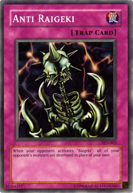 Anti Raigeki - Tournament Pack 3 YuGiOh trading card