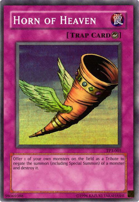 Horn of Heaven trading card from Tournament Pack 3 Horn of Heaven - Tournament Pack 3 YuGiOh trading card