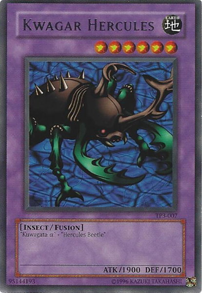 Kwagar Hercules trading card from Tournament Pack 3 Kwagar Hercules - Tournament Pack 3 YuGiOh trading card
