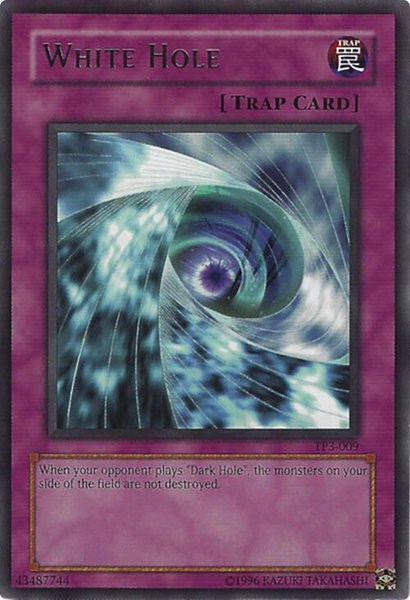 White Hole trading card from Tournament Pack 3 White Hole - Tournament Pack 3 YuGiOh trading card