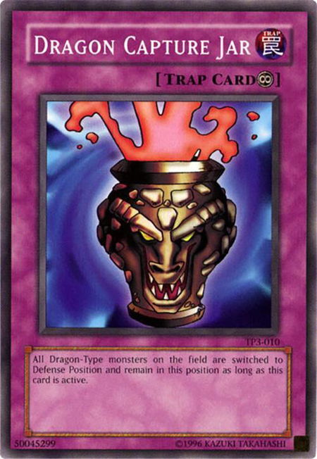 Dragon Capture Jar trading card from Tournament Pack 3 Dragon Capture Jar - Tournament Pack 3 YuGiOh trading card