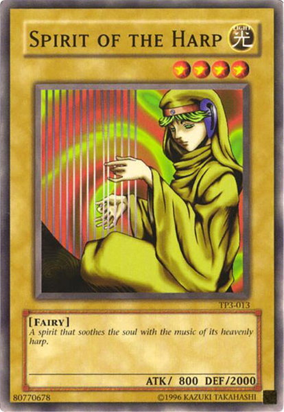 Spirit of the Harp - Tournament Pack 3 YuGiOh trading card