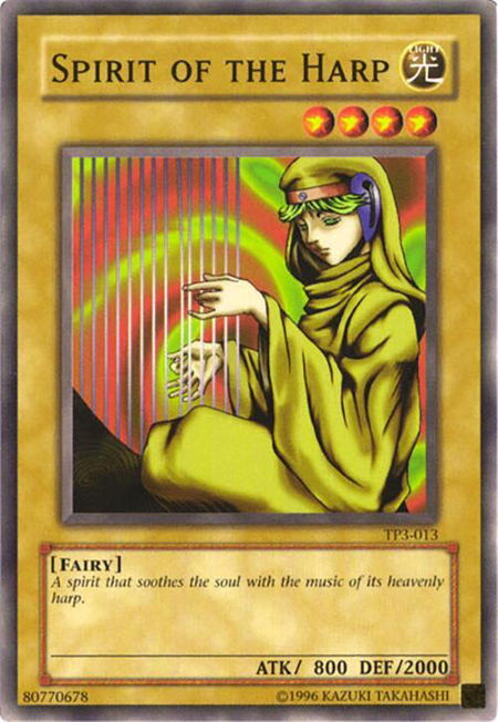 Spirit of the Harp trading card from Tournament Pack 3 Spirit of the Harp - Tournament Pack 3 YuGiOh trading card