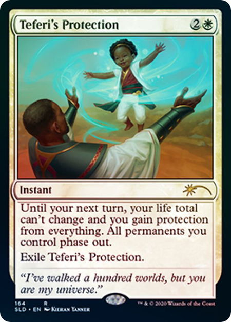 Teferi's Protection (164) - Secret Lair Drop Series Magic: The Gathering trading card