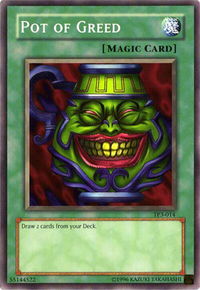 Pot of Greed - Tournament Pack 3 (TP3) #TP3-014 - Common / Short Print YuGiOh Trading Card