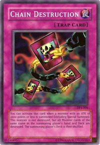 Chain Destruction - Tournament Pack 4 (TP4) #TP4-004 - Super Rare YuGiOh Trading Card