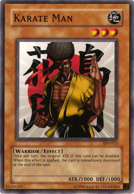 Karate Man - Tournament Pack 4 YuGiOh trading card