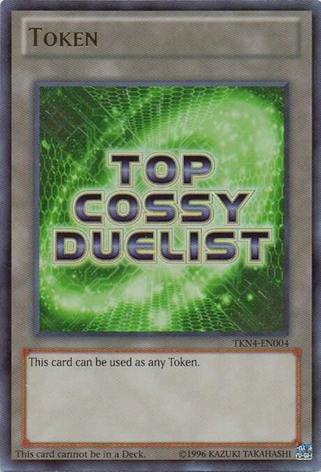 Token: Top Ranked COSSY Duelist (Green) - Yu-Gi-Oh! Tokens YuGiOh trading card