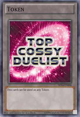 Token: Top Ranked COSSY Duelist (Red) - Yu-Gi-Oh! Tokens YuGiOh trading card